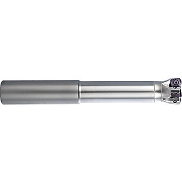 High feed milling cutters with indexable inserts, side lock holders Weldon High feed milling cutters with indexable inserts, side lock holders Weldon