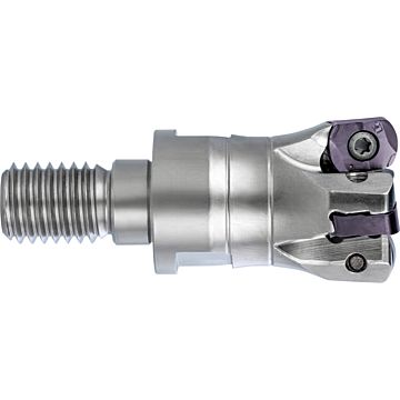 High feed milling cutters with indexable inserts, screw-in threads High feed milling cutters with indexable inserts, screw-in threads
