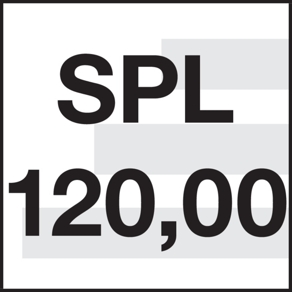 Bearbeitungstiefe: SPL120