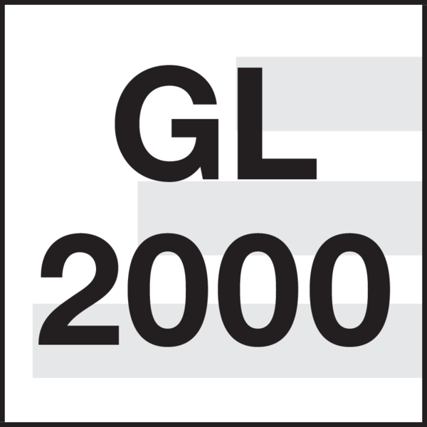 Bearbeitungstiefe: GL2000