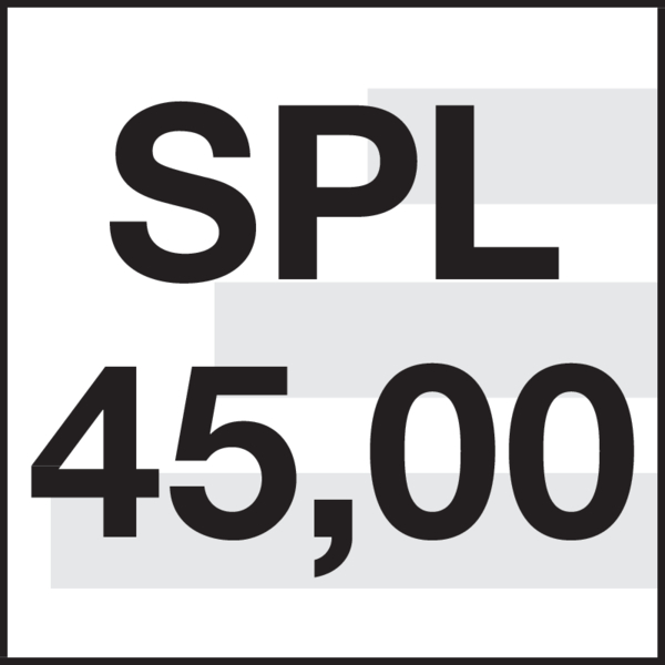 Bearbeitungstiefe: SPL 45