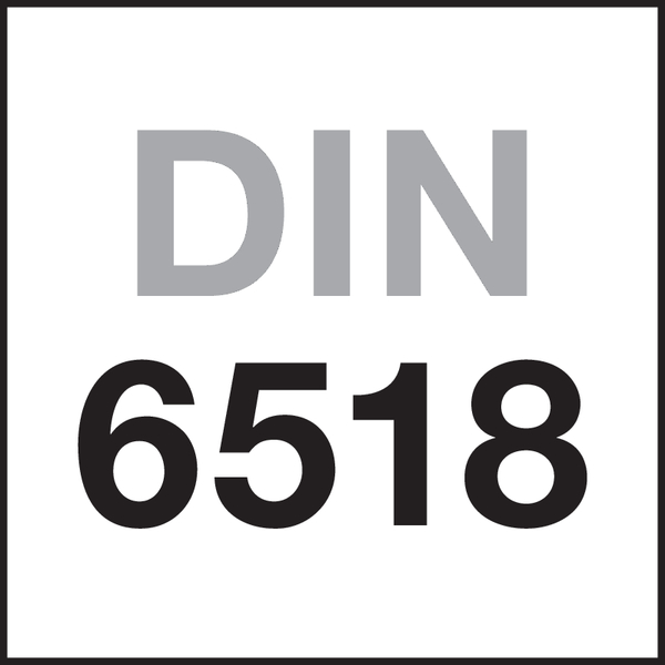 Norm: DIN 6518