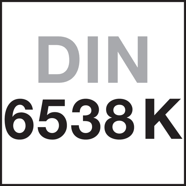 Norm: DIN 6538K
