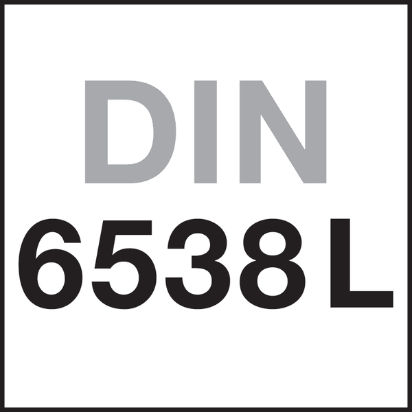 Norm: DIN 6538L