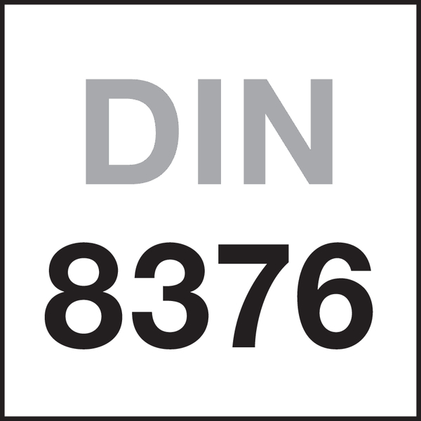 Norm: DIN 8376