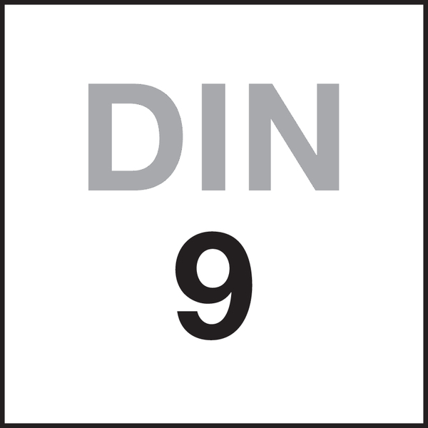 Norm: DIN 9