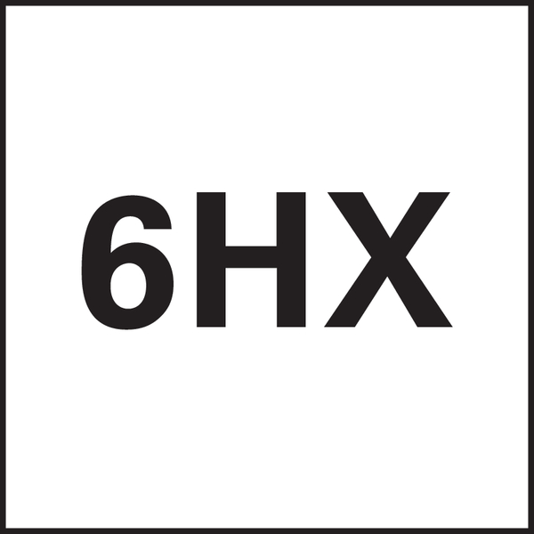 Gewinde Toleranzklasse: 6HX