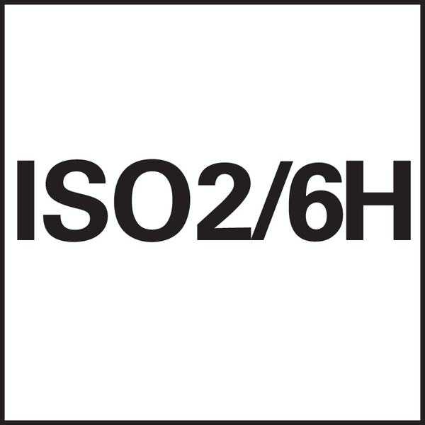 Gewinde Toleranzklasse: ISO2/6H