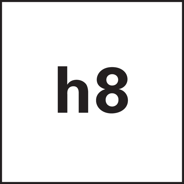 Ø-Toleranz: h8