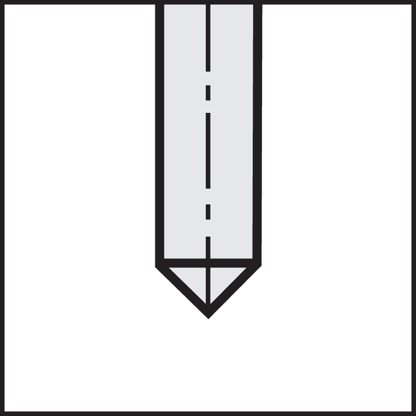 Bohrungsart: Sackloch