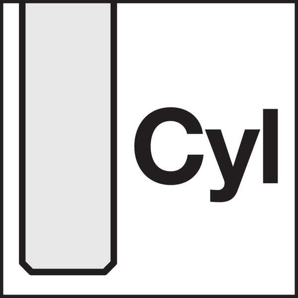Aufnahmetyp, maschinenseitig: Zylinderschaft