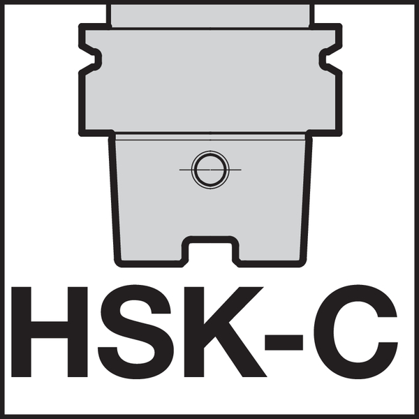 Aufnahmetyp, maschinenseitig: HSK-C