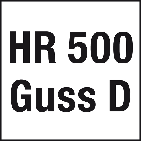 Typ: HR 500 Guss D