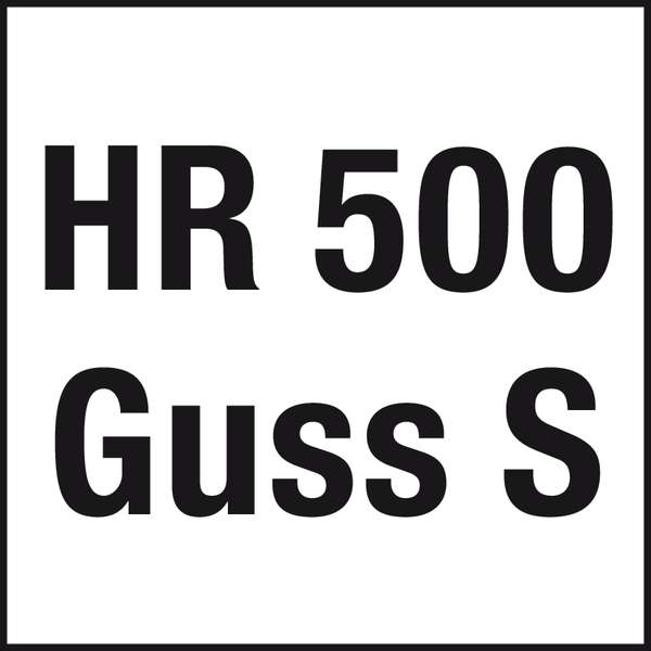 Typ: HR 500 Guss S