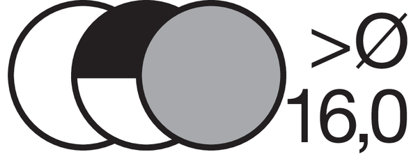 Oberfläche: blank/Fasen nitriert &gt;2,36/dampfbeh.&gt;16
